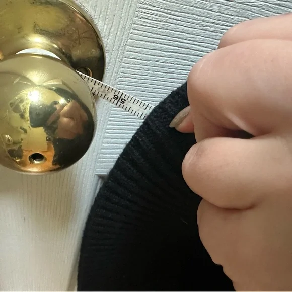 ME+EM wool cashmere sweater Dress Sleeveless Black Knit M/L - Picture 7 of 11